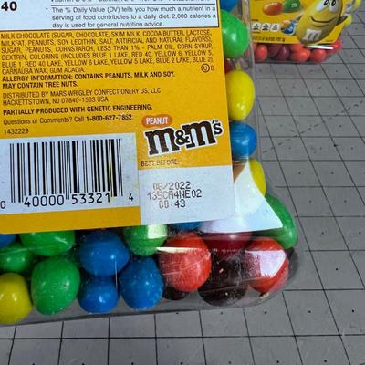 2 Big Jars of PEANUT M & M's, 3 Pounds 14 oz. NEW  