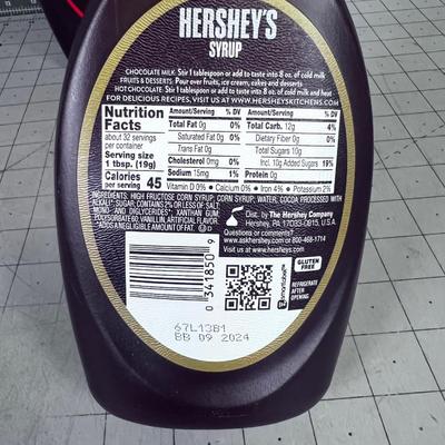 2 Jugs of Hershey Syrup 