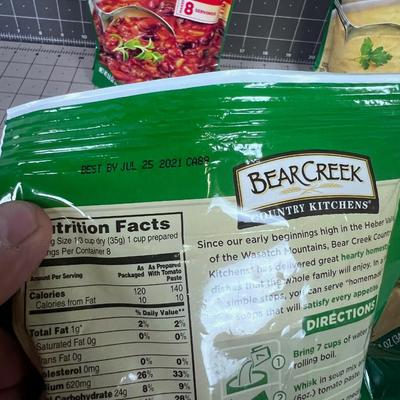 BEAR CREEK Soup and Chili Mixes (6) 