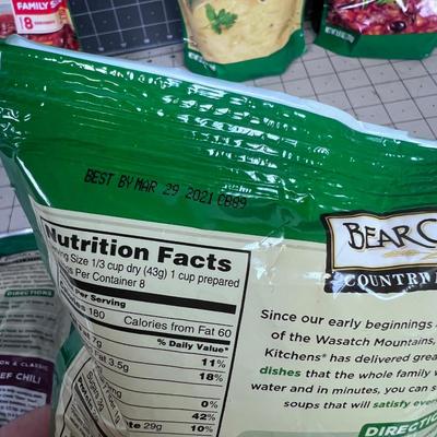 BEAR CREEK Soup and Chili Mixes (6) 