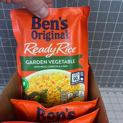 Lots of Uncle Ben RICE Packets Mostly Garden Vegetable Mix 