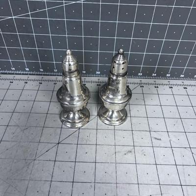 Sterling Silver Weighted Salt & Pepper 