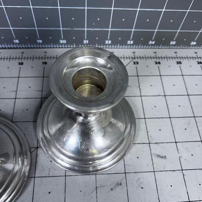 Weighted Sterling Silver Candle Sticks 