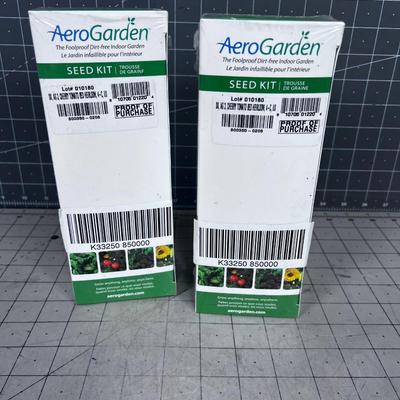 AERO Seed Kits, 2 New Sealed 