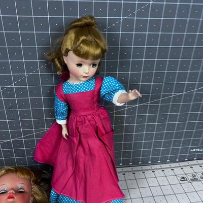 2 Vintage Dolls; Collectible (2) 