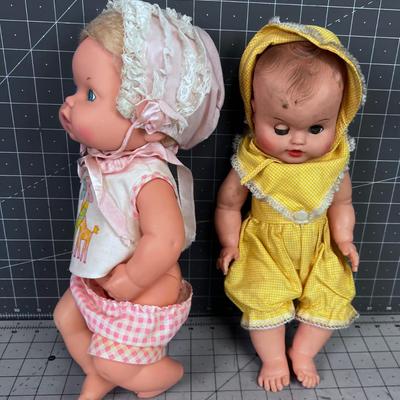 2 Vintage Baby Dolls