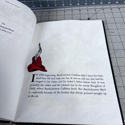 Dr. Seuss BOOK: 500 HATS of BARTHOLOMEW CUBBINS - Copywrite 1938 
