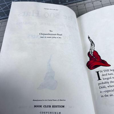 Dr. Seuss BOOK: 500 HATS of BARTHOLOMEW CUBBINS - Copywrite 1938 