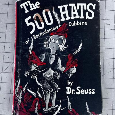 Dr. Seuss BOOK: 500 HATS of BARTHOLOMEW CUBBINS - Copywrite 1938 