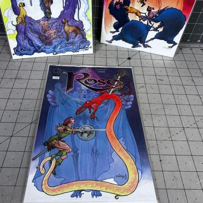 ROSE Comic Issues 1 thru 3