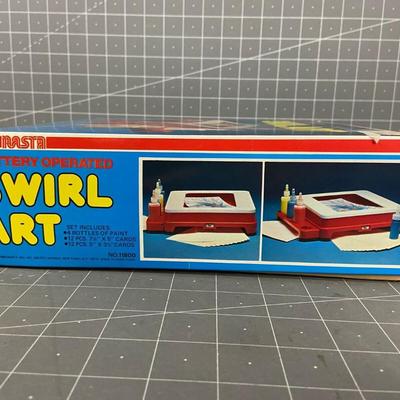  1980 Nasta Battery Operated Swirl Art - Open Complete