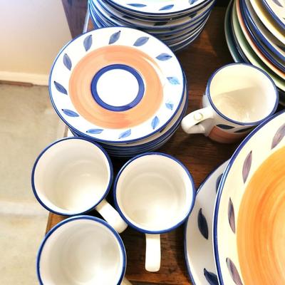 Combination Lot of Meadow Blue and Autumn Blue China