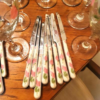 Franciscan " DESERT ROSE " China Lot with Linens and Cups