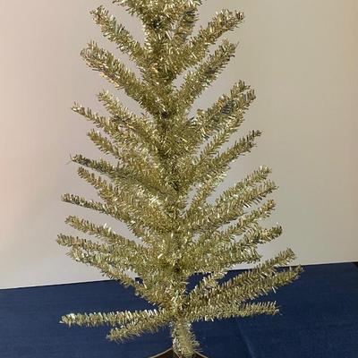 25â€ Gold Fir Christmas Tree
