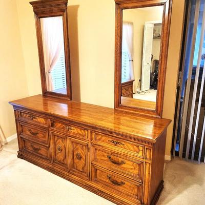 Thomasville Cabinet with 2 Mirrors