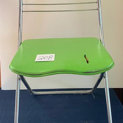 Vintage Lime Green Chair