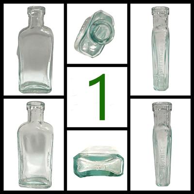 5 Vintage/Antique Assorted Small Glass Bottles