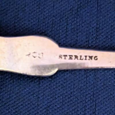 Antique Sterling tablespoon that belonged to Euretta Rightmire Wilbur, g-grandmother of Peyton Winfree Baber