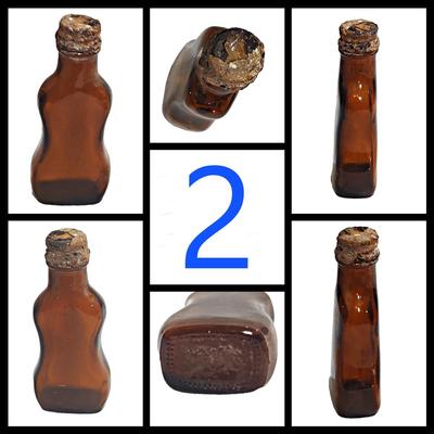 5 Vintage/Antique Small Glass Bottles (Group 2)