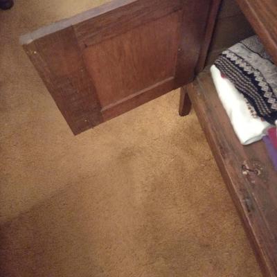 Antique Solid Oak Wash Stand