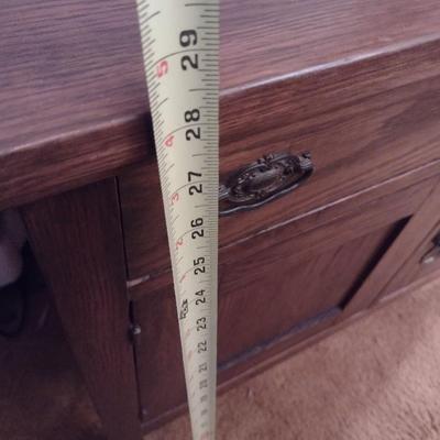 Antique Solid Oak Wash Stand