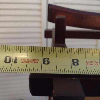 Japanese Design Floor Lantern Walnut Frame