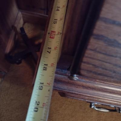 Vintage Oak Petite Kneehole Secretary