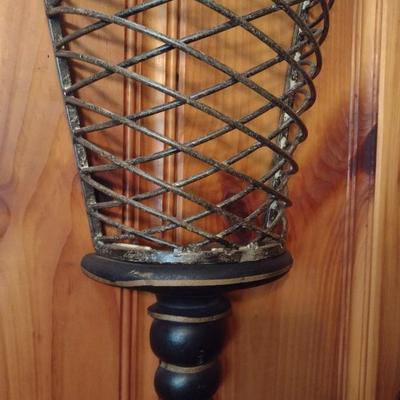 Large Metal Contemporary Wall Shelf