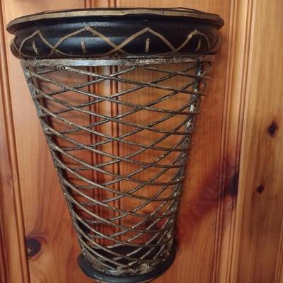 Large Metal Contemporary Wall Shelf