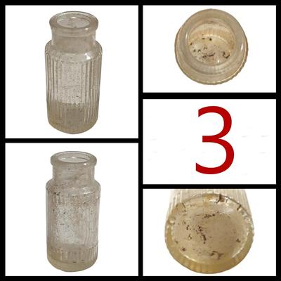 7 Medium Vintage/Antique Glass Bottles