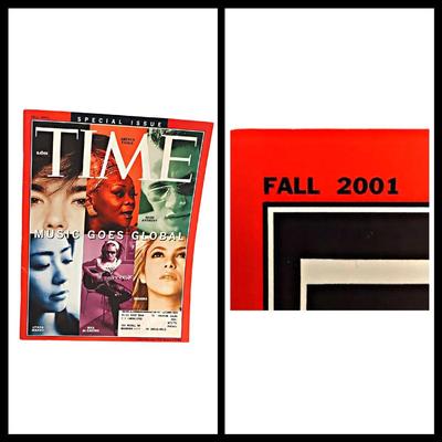 3 Vintage Time Magazines 9/11