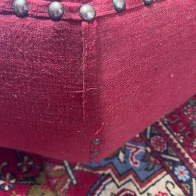U696 Sam Moore Upholstered Octagonal Ottoman