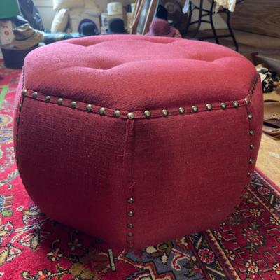 U696 Sam Moore Upholstered Octagonal Ottoman