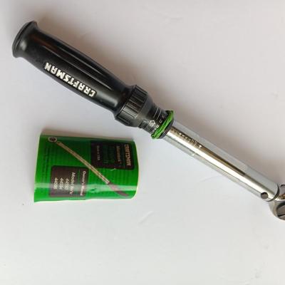 Craftsman Microtork Torque Wrench with owner's manual
