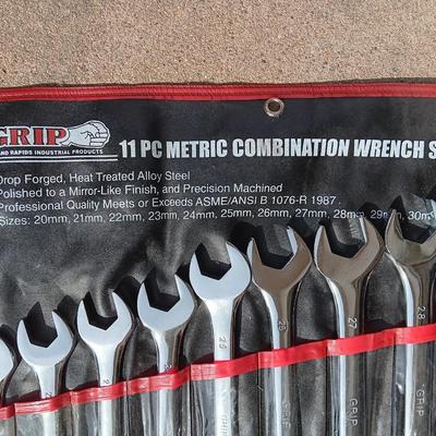 Grip 11-piece Metric Combination wrench set