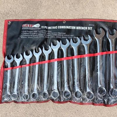 Grip 11-piece Metric Combination wrench set