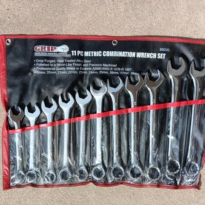 Grip 11-piece Metric Combination wrench set