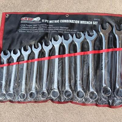 Grip 11-piece Metric Combination wrench set