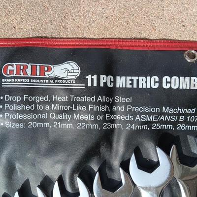 Grip 11-piece Metric Combination wrench set