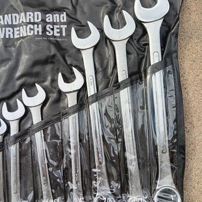 HDC Homier Distributing 22-piece standard and metric wrench set