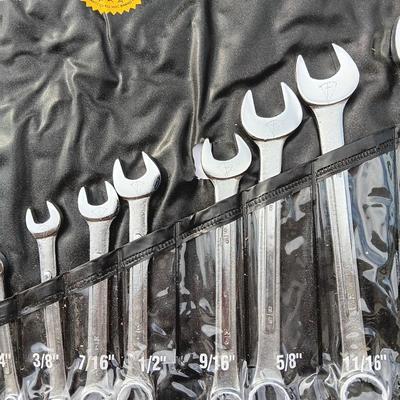 HDC Homier Distributing 22-piece standard and metric wrench set