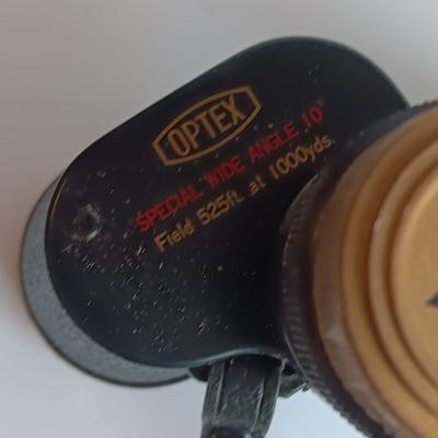 Vintage Optex special wide SPI 7X35 Optic Binoculars with case