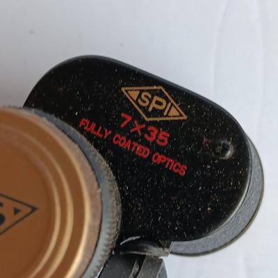 Vintage Optex special wide SPI 7X35 Optic Binoculars with case