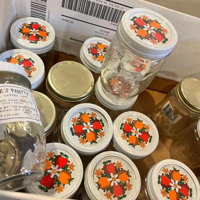 Lot of canning jars