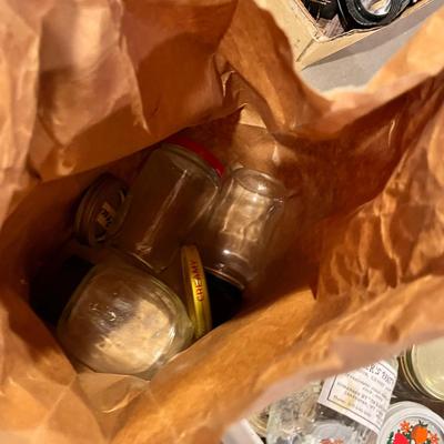 Lot of canning jars