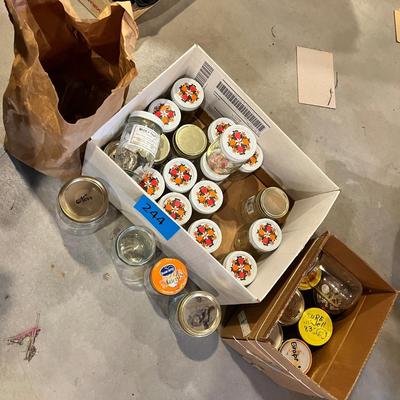 Lot of canning jars
