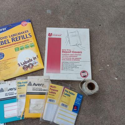 Office supplies - Label refills - Avery labels - Post it notes - and more