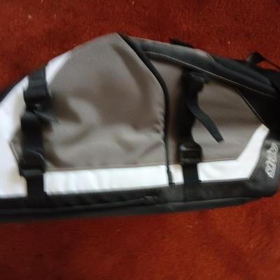 Ski-Doo pack with emergency backwoods survival shovel