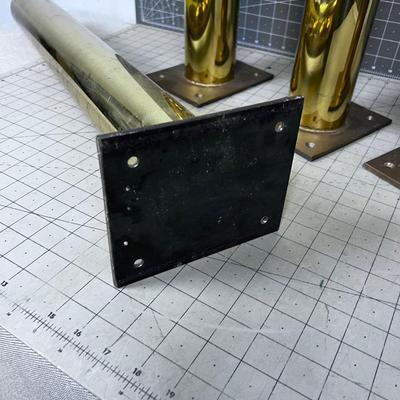 Brass Table Legs Hollywood Regency? MCM? 