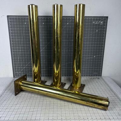 Brass Table Legs Hollywood Regency? MCM? 